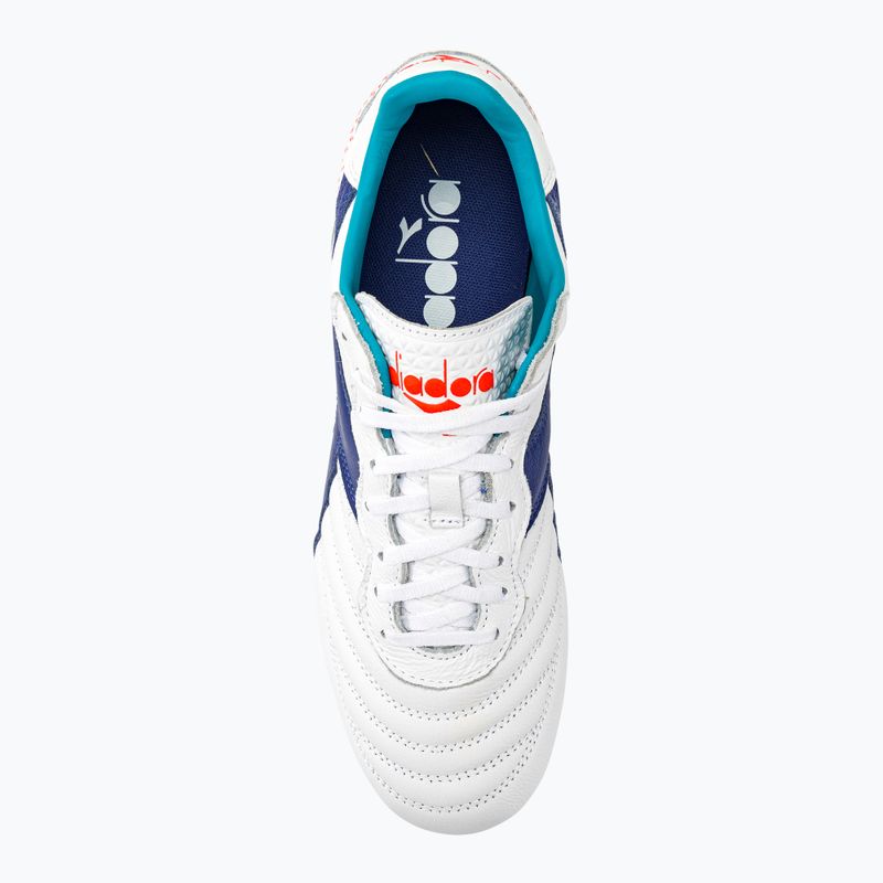 Men's football boots Diadora Brasil GR LT+ MPH white/navy 6
