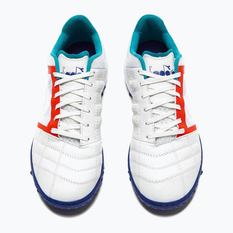 Men's football boots Diadora Brasil Sala Cup TF white/navy 12