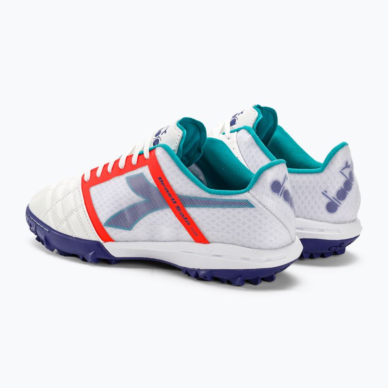 Men's football boots Diadora Brasil Sala Cup TF white/navy 3