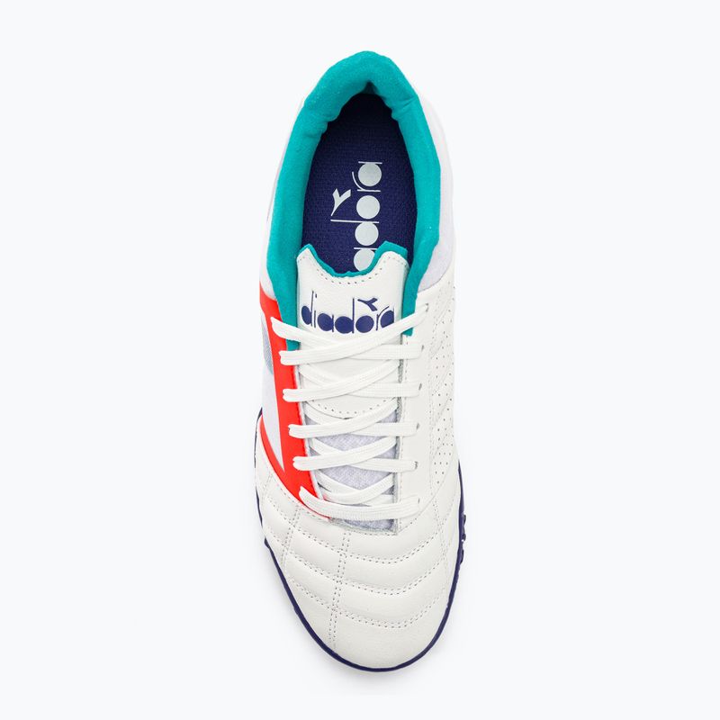 Men's football boots Diadora Brasil Sala Cup TF white/navy 6