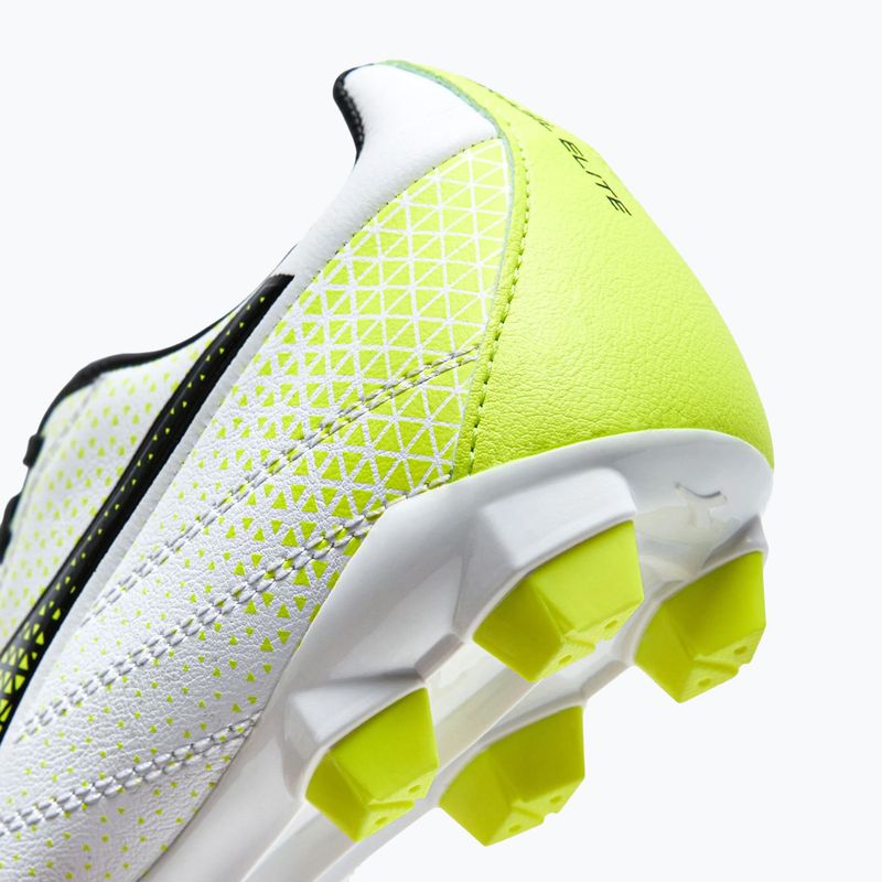 Children's football boots Diadora Brasil Elite GR LT LPU Y white/black/fluo yellow 16