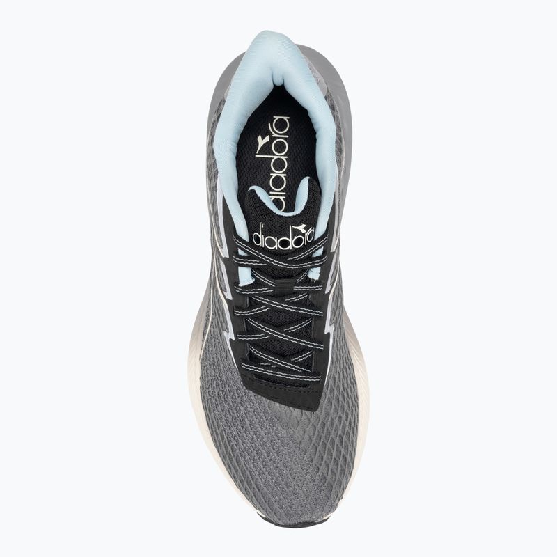 Men's Diadora Strada steel gray/black running shoes 7