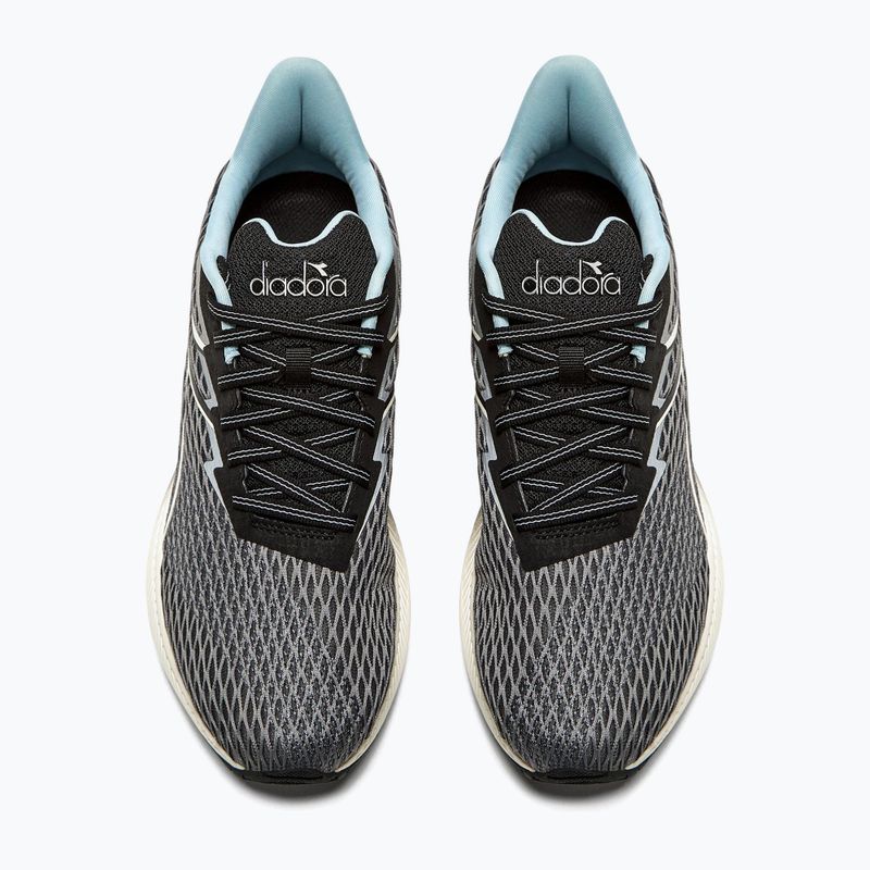 Men's Diadora Strada steel gray/black running shoes 14