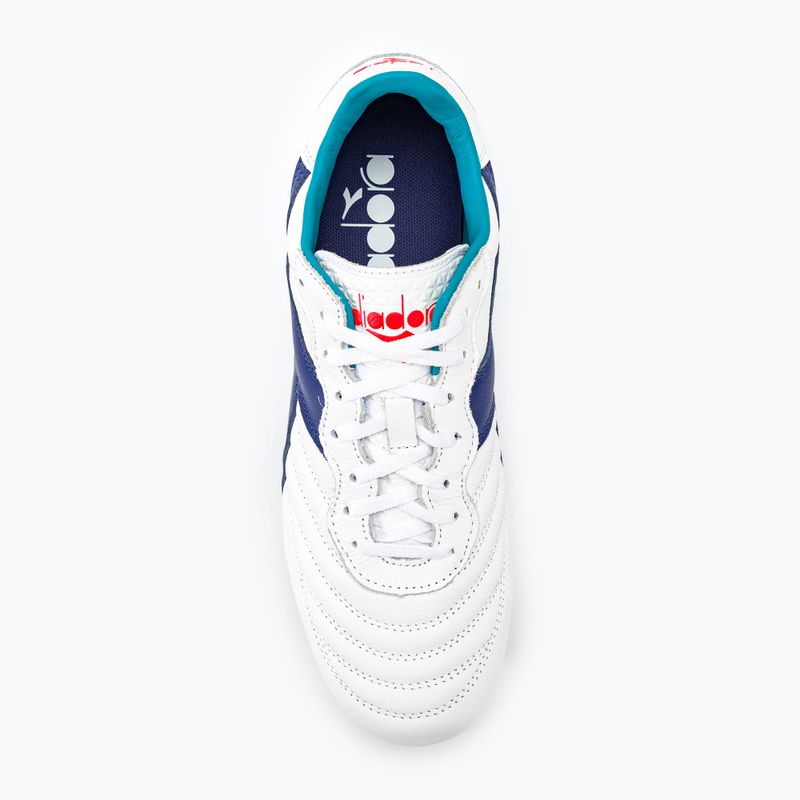 Men's football boots Diadora Brasil GR LT+ MDPU white/navy 6