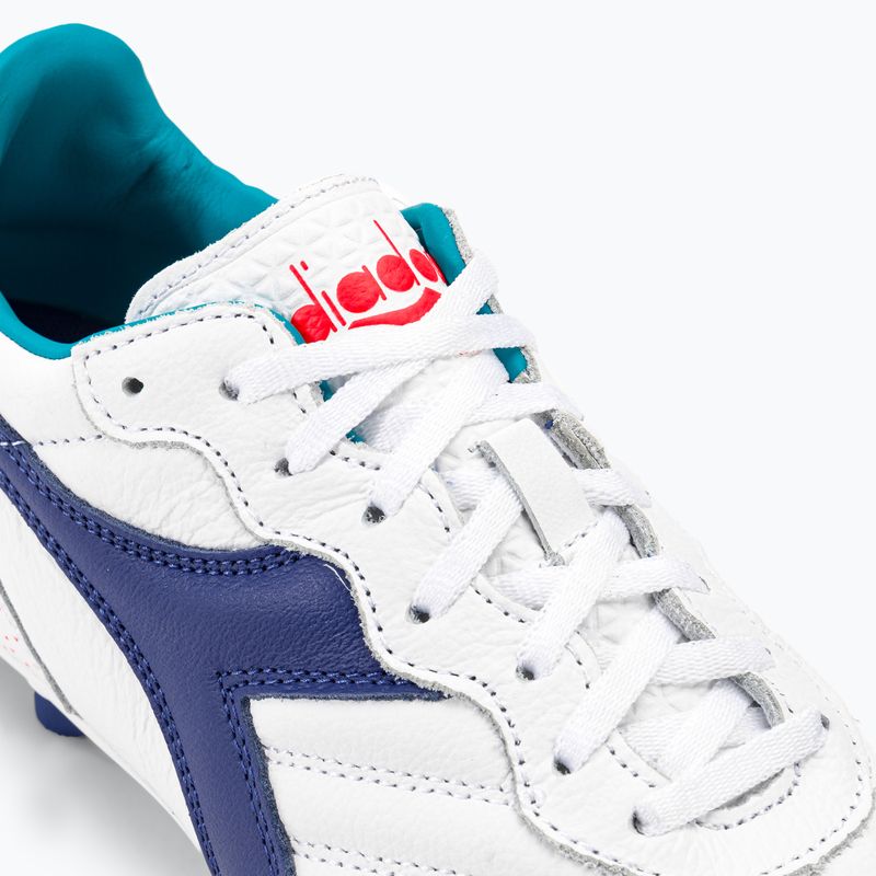 Men's football boots Diadora Brasil GR LT+ MDPU white/navy 8