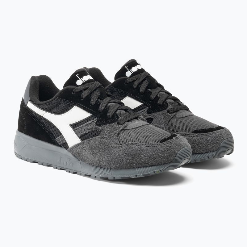 Diadora N902 Hairy Suede black/black shoes 4
