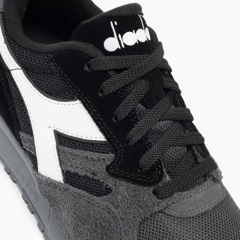 Diadora N902 Hairy Suede black/black shoes 8
