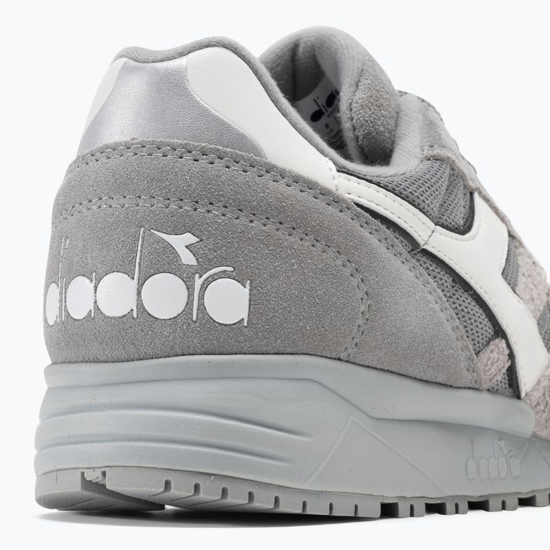 Diadora N902 Hairy Suede melange grey shoes 9