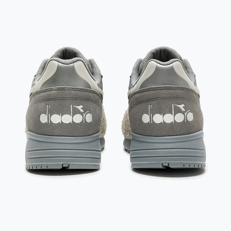 Diadora N902 Hairy Suede melange grey shoes 12