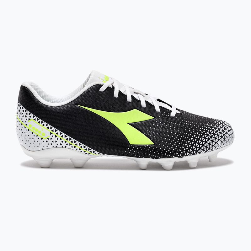 Men's Diadora Pichichi 6 MG14 black/yellow fluo/white football boots 8