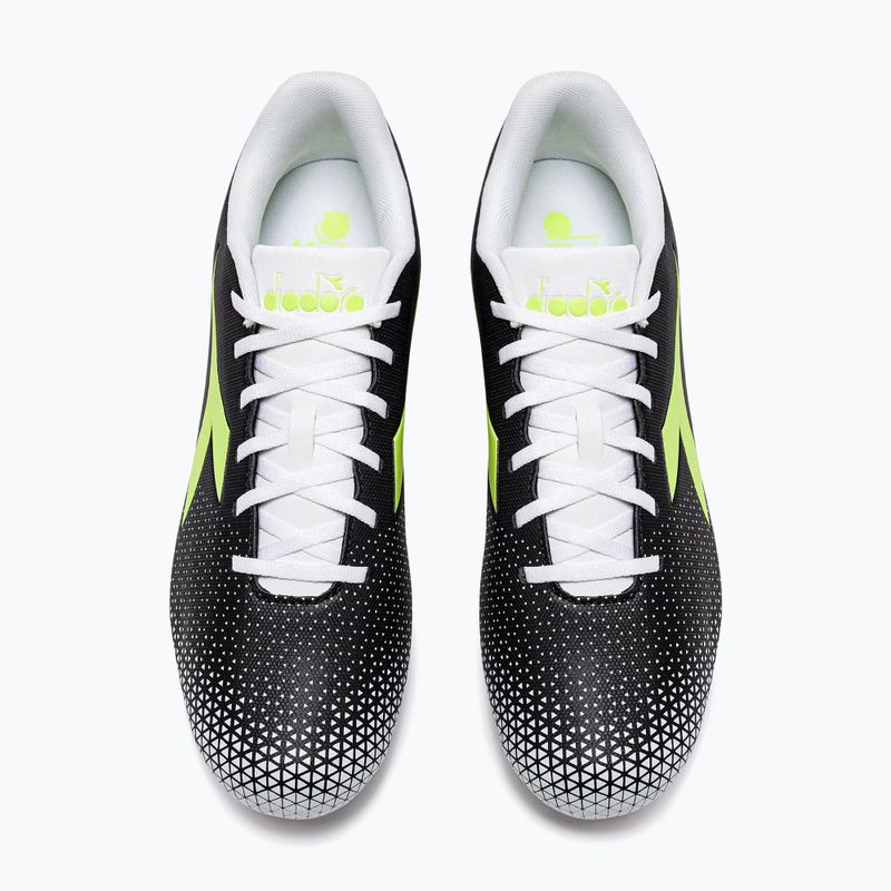 Men's Diadora Pichichi 6 MG14 black/yellow fluo/white football boots 11
