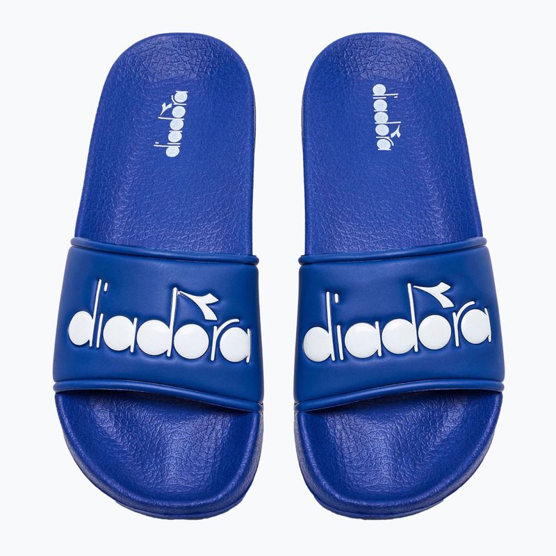 Diadora Praia imperial blue/white slides 13