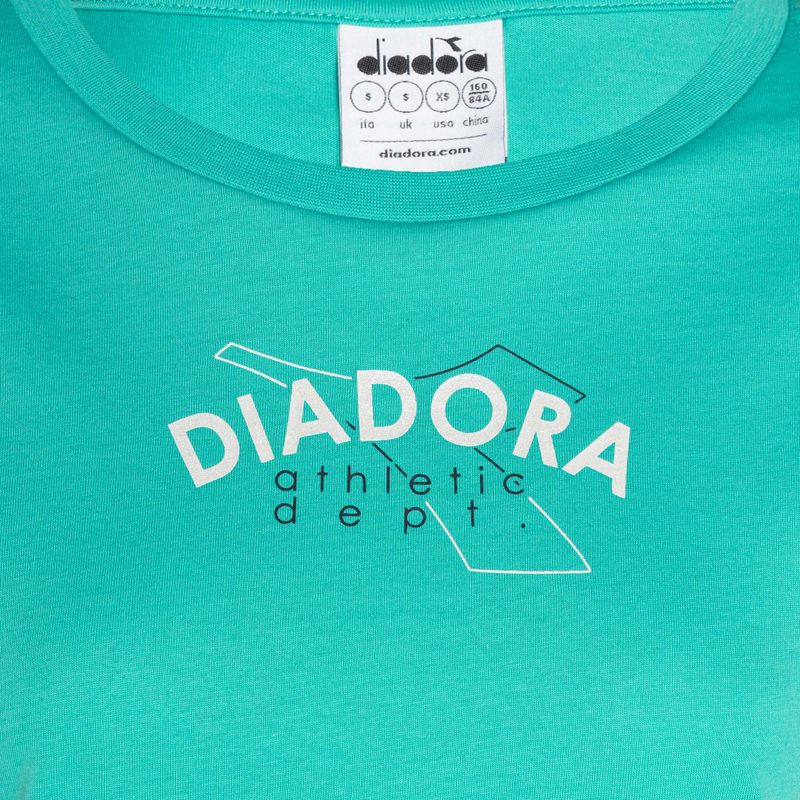 Women's Diadora Athletic Dept. acqua blu cielo T-shirt 3