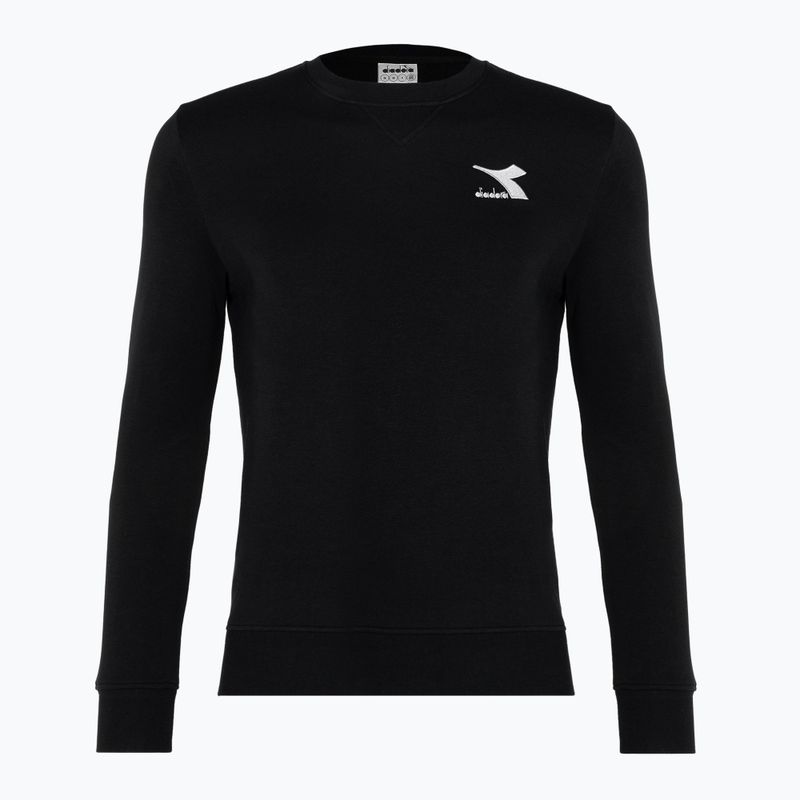 Men's Diadora Sweatshirt Crew Core nero 4