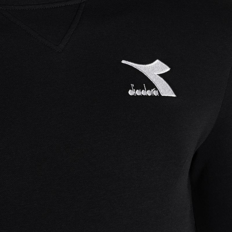 Men's Diadora Sweatshirt Crew Core nero 6
