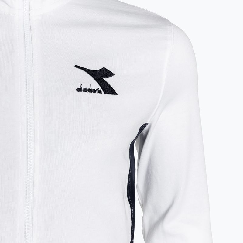 Men's tracksuit Diadora Tracksuit FZ Core bianco ottico 9