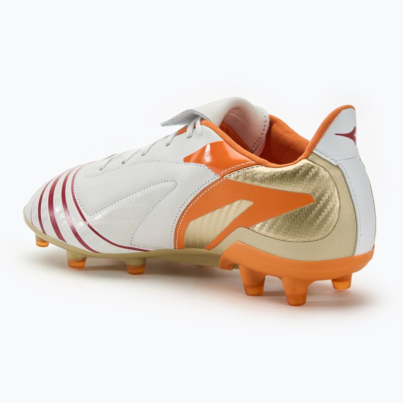 Men's Diadora Maximus Elite ITA T SLX football boots white/chili pepper/russet orange 3