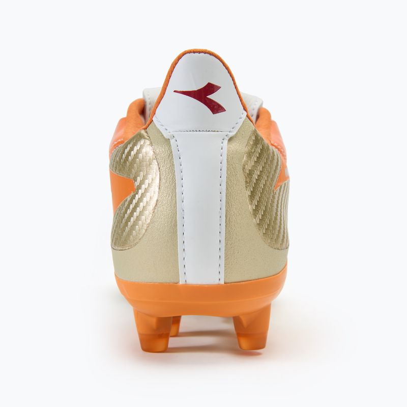 Men's Diadora Maximus Elite ITA T SLX football boots white/chili pepper/russet orange 6