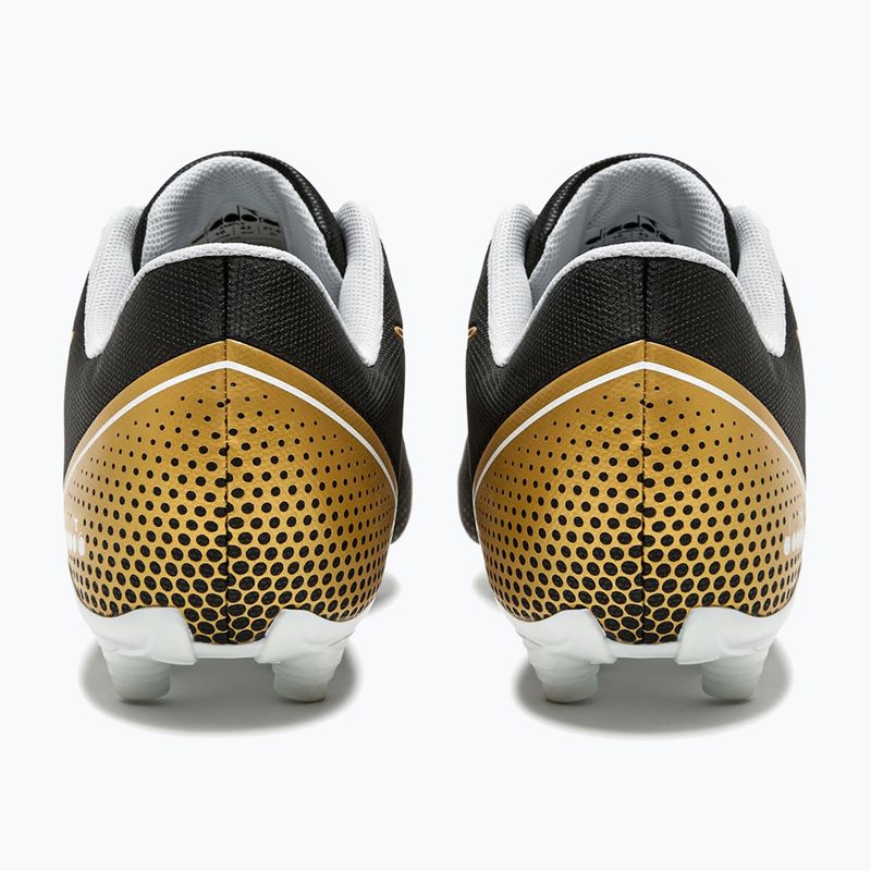 Men's Diadora Pichichi 7 MG14 blavk/white/gold football boots 9