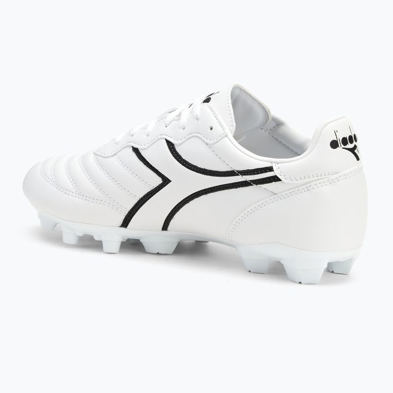 Men's Diadora Brasil R LPU football boots white/black 3
