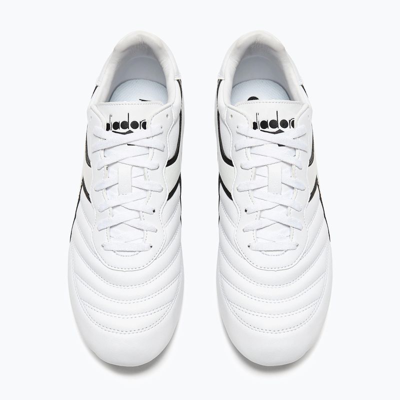 Men's Diadora Brasil R LPU football boots white/black 10