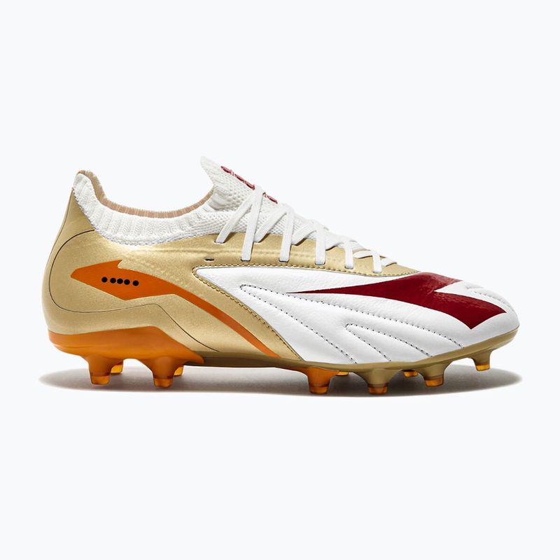 Men's Diadora Maximus Elite SLX football boots white/chili pepper/russet orange 8