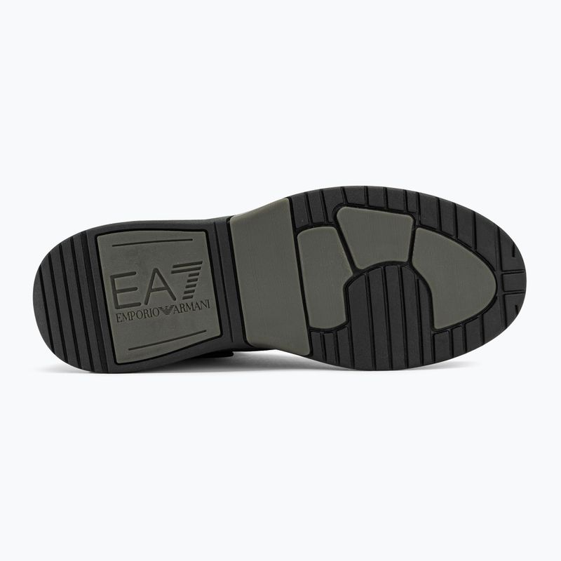 EA7 Emporio Armani Basket Mid triple black/gold shoes 4