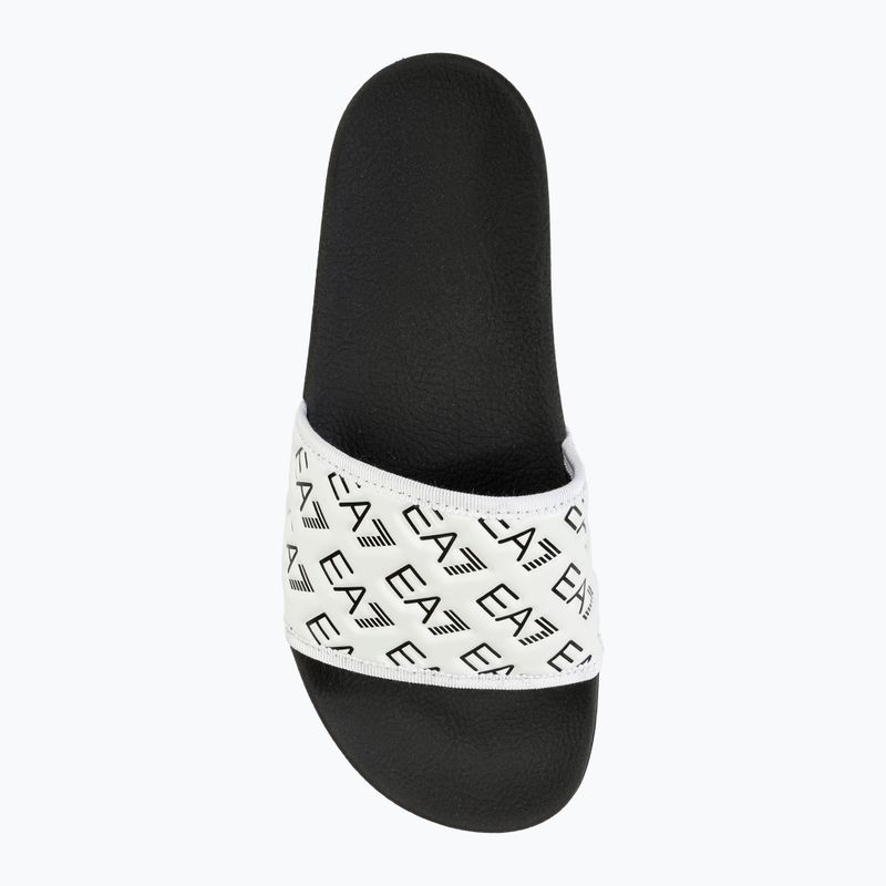 EA7 Emporio Armani Water Sports All Over white/black slides 5