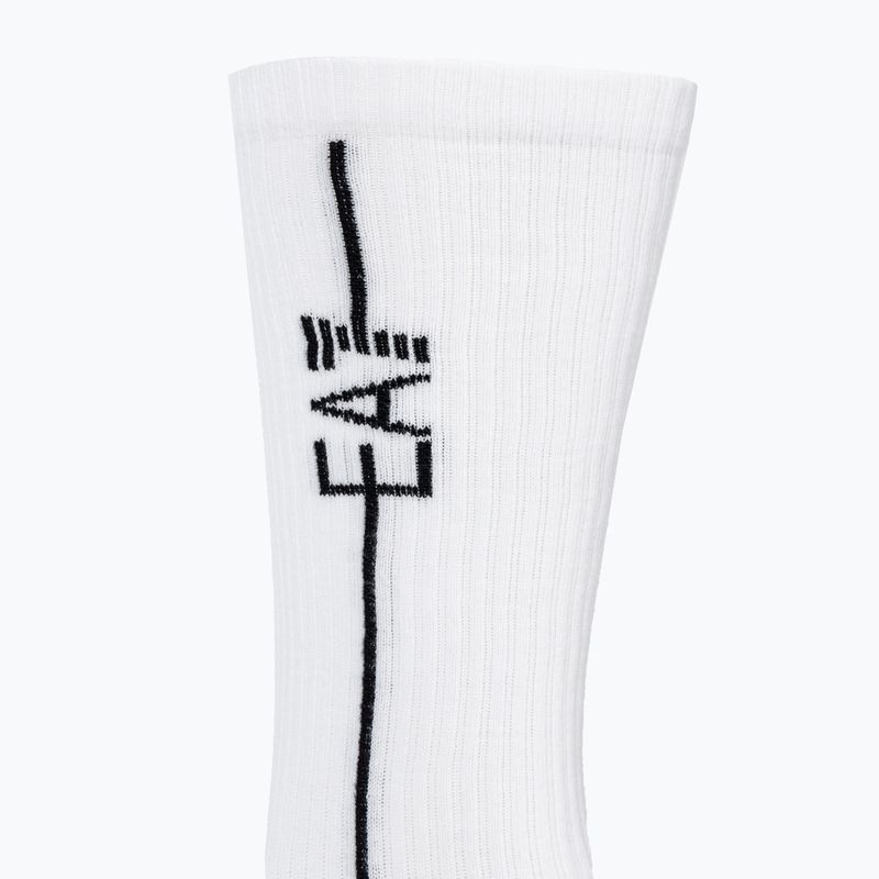EA7 Emporio Armani Train socks 2 pairs white/black 3