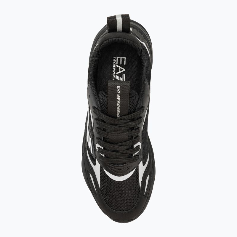 EA7 Emporio Armani Ace Runner triple black/silver shoes 5