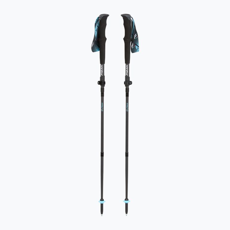 Fizan Ultrax Carbon light blue trekking poles 5