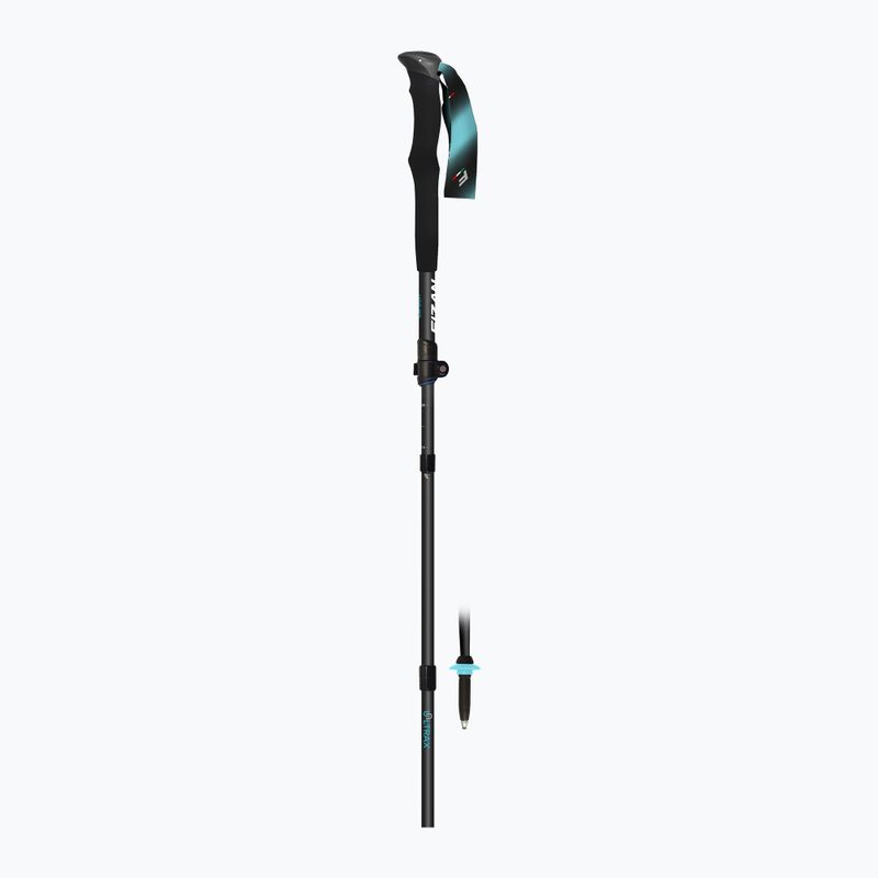 Fizan Ultrax Carbon light blue trekking poles 2