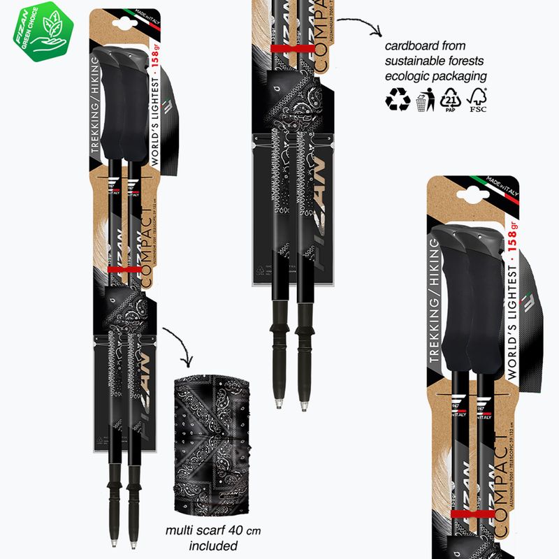 Trekking poles  Fizan Compact MS black 6