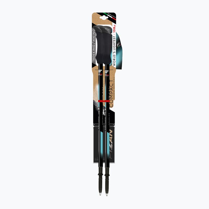 Trekking poles  Fizan Compact Tech light blue 3