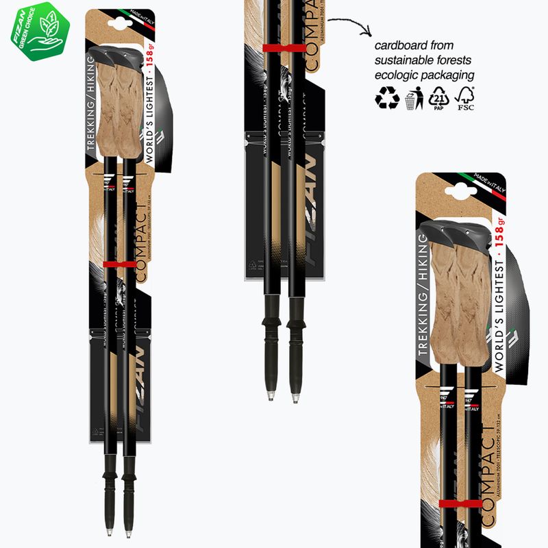 Trekking poles  Fizan Compact Tech beige 6
