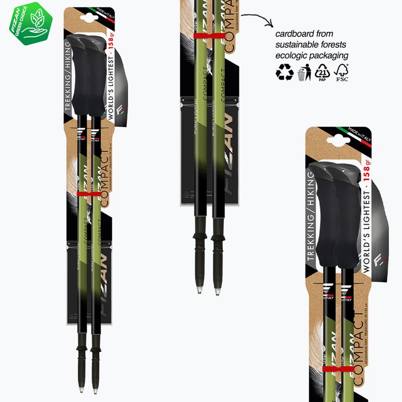 Trekking poles  Fizan Compact green 6