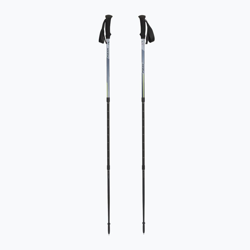 Trekking poles Fizan Trek Pro grey/yellow