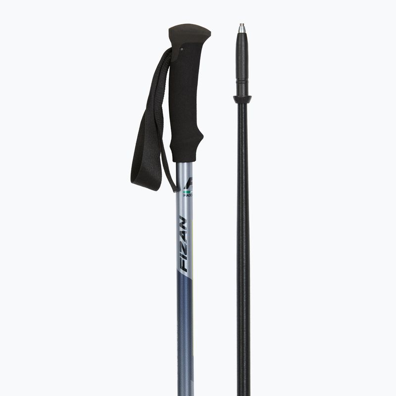 Trekking poles Fizan Trek Pro grey/yellow 3