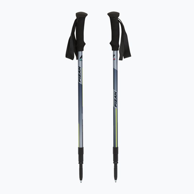 Trekking poles Fizan Trek Pro grey/yellow 5