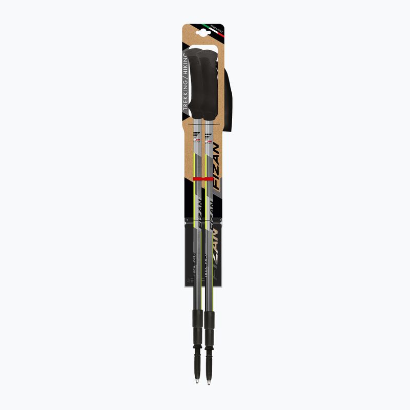 Trekking poles  Fizan Trek Pro grey/yellow 3