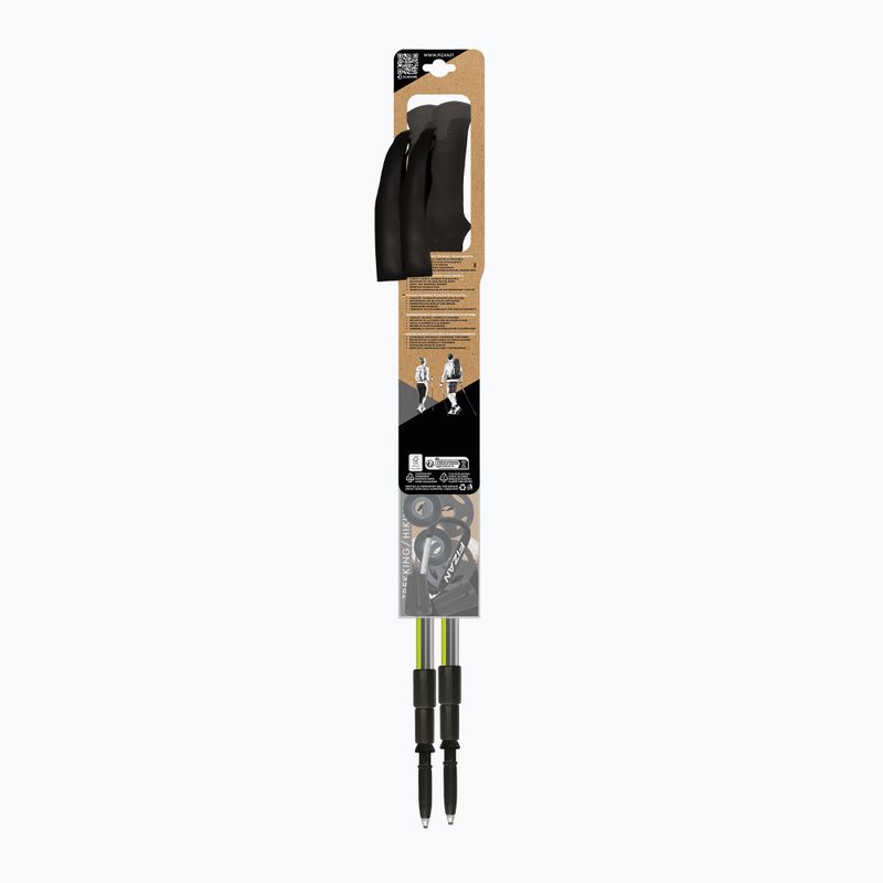 Trekking poles  Fizan Trek Pro grey/yellow 4