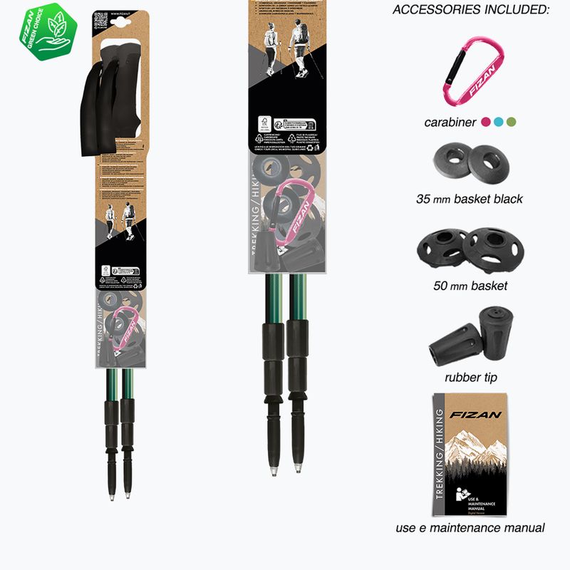 Trekking poles  Fizan Trek Pro beige/black 7