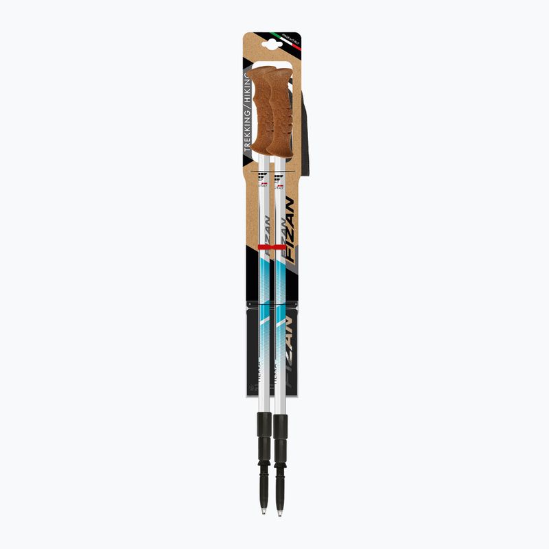Trekking poles Fizan Tierra light blue 3