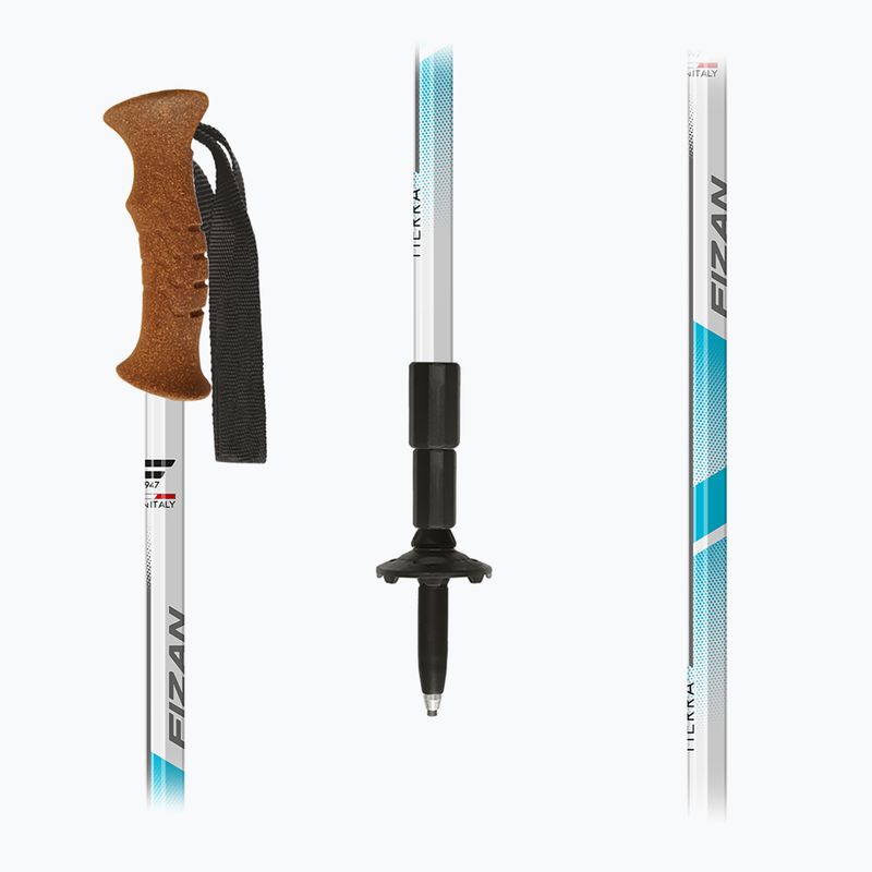 Trekking poles Fizan Tierra light blue 5