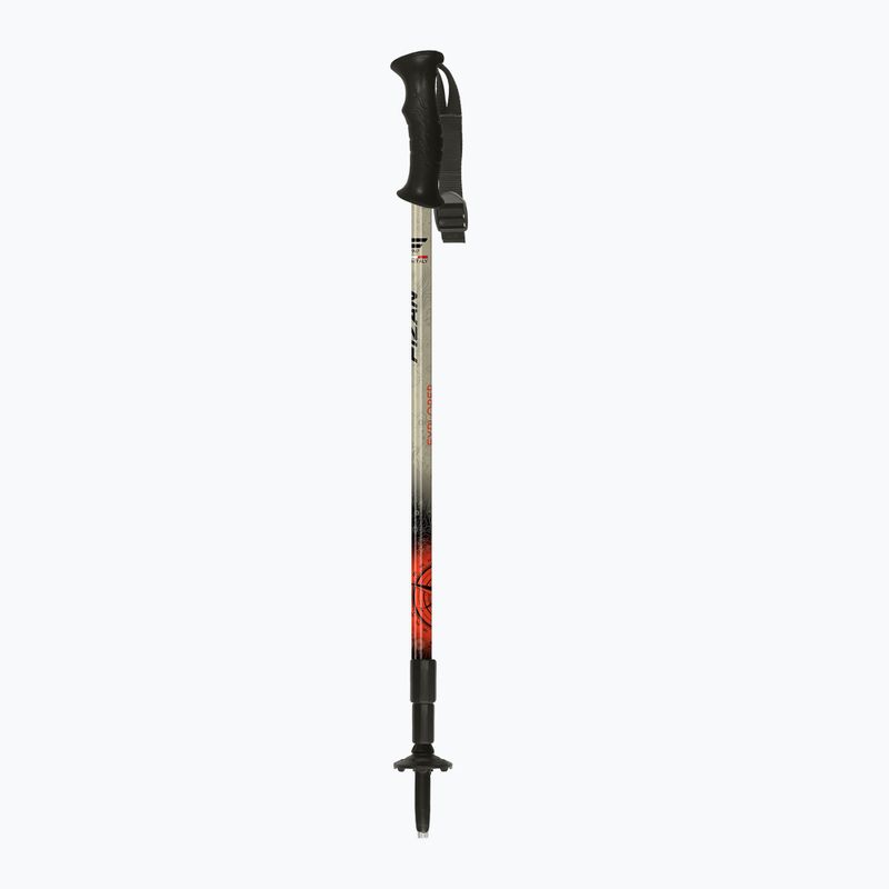 Trekking poles  Fizan Explorer beige/red 2