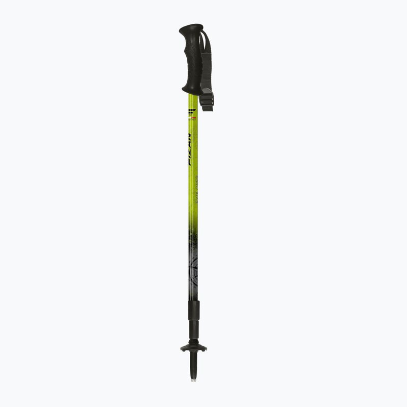 Trekking poles  Fizan Explorer lime/grey 2