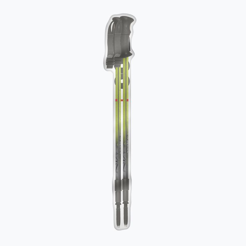 Trekking poles  Fizan Explorer lime/grey 4