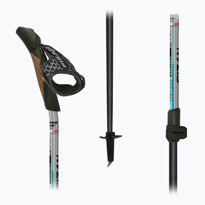 Nordic walking poles Fizan Tekno Impulse grey 5