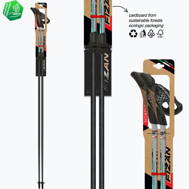 Nordic walking poles Fizan Tekno Impulse grey 6