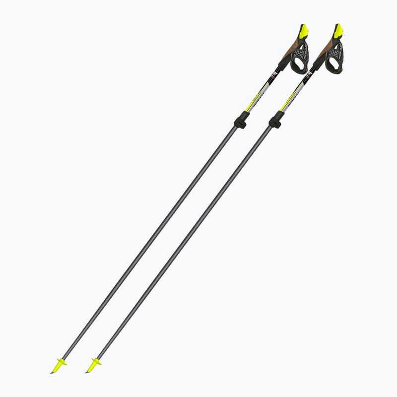 Nordic walking poles Fizan Carbon Pro yellow